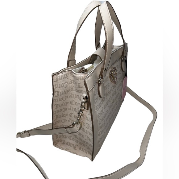 NWT Juicy Couture Flawless Tote Sandstone Gothic $99 - Picture 2 of 6